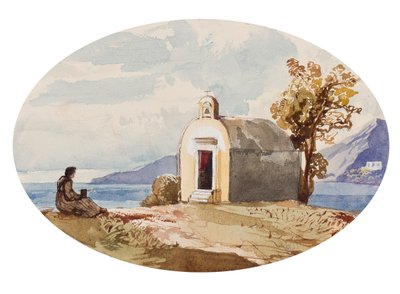 Chapel by the sea, with additions by Princess Maria Annunziata di Borbone by Giacinto Gigante